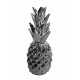 Fruit déco : Ananas chromé, H 43 cm
