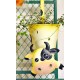 Le pot ou range-tout Vache à suspendre, H 38 cm