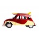 Silhouette murale : La 2CV surf Rouge, L 79 cm