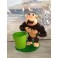 Animal Cache-Pot : Le Gorille, H 33 cm