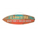 Déco murale vintage bois : Planche de surf Smooth Sea …