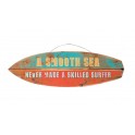 Déco murale vintage bois : Planche de surf Smooth Sea, L 45 cm