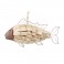 Déco Métal & Bois flotté : Poisson, L 40 cm