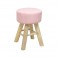 Tabouret scandinave, Modèle Rose, H 40 cm