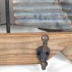 Porte-manteaux mural Bateaux, Modèle Wood & Iron, L 72 cm