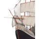 Déco murale métal Bateau : Le vieux galion à voile 3 mâts, H 80 cm