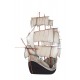 Déco murale métal Bateau : Le vieux galion à voile 3 mâts, H 80 cm