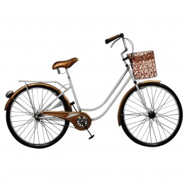 Déco murale métal : le vélo rétro XL, longueur 97 cm