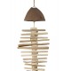 Déco Métal & Bois flotté : Suspension Poisson, H 60 cm