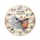 Horloge murale lavande de Provence, Mod 1, 34 cm