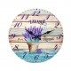 Horloge murale lavande de Provence, Mod 3, 34 cm