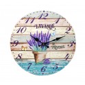 Horloge murale lavande de Provence, Mod 3, 34 cm