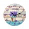 Horloge murale lavande de Provence, Mod 3, 34 cm