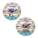 Horloge murale lavande de Provence, Mod 4, 34 cm