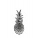 Mini Fruit déco Céramique : Ananas chromé, H 17 cm