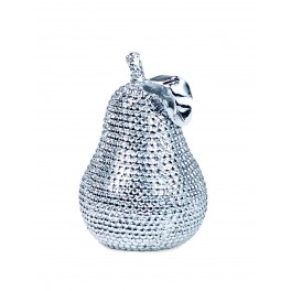 Petite Poire Design Perles de strass, H 14 cm