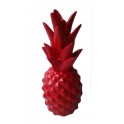 Fruit Design en résine Taille XL : Ananas Rouge, H 44 cm