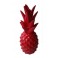 Fruit Design en résine Taille XL : Ananas Rouge, H 44 cm