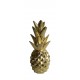 Fruit Design en résine Taille L : Ananas Or, H 24 cm