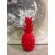 Fruit Design en résine Taille L : Ananas Rouge, H 24 cm