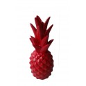 Fruit Design en résine Taille L : Ananas Rouge, H 24 cm