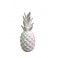 Fruit Design en résine Taille L : Ananas Blanc, H 24 cm