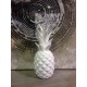 Fruit Design en résine Taille L : Ananas Blanc, H 24 cm