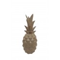 Fruit Design en résine Taille L : Ananas Taupe, H 24 cm