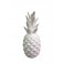 Fruit Design en résine Taille L : Ananas Blanc, H 29 cm