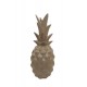Fruit Design en résine Taille L : Ananas Taupe, H 29 cm