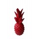 Fruit Design en résine Taille L : Ananas Rouge, H 29 cm