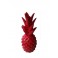 Fruit Design en résine Taille L : Ananas Rouge, H 29 cm