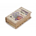 Boite Livre : Boite livre Thème Lavande, mod 4, H 17 cm