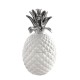 Fruit Design céramique : Ananas Ouvrant Blanc, H 29 cm