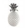 Fruit Design céramique : Ananas Ouvrant Blanc, H 29 cm