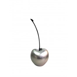 Cherry Kiss : Cerise déco L, design argent marbré