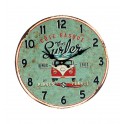 Horloge vintage Combi : Modèle Côte Basque, Venez Surfer, Diam 34 cm