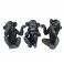 Set 3 Singes de la sagesse, Collection Jungle, H 30 cm