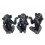 Set 3 Singes de la sagesse, Collection Jungle, H 30 cm