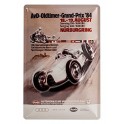 Plaque métal : Audi type D sur le circuit Nürburgring 20x30 cm