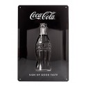 Plaque métal 20x30 cm officielle Coca-Cola : Sign of good taste