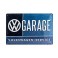 Plaque métal 20x30 cm officielle Volkswagen service : Garage