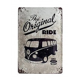 Plaque 3D métal 20x30 cm Combi Volkswagen : The original Ride