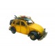 2CV miniatures en métal : Modèle Jaune & Noir, L 26 cm