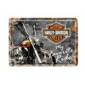 Plaque 3D métal 20x30 cm Harley Davidson: My favourite ride
