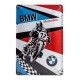 Plaque métal 20x30 cm sous licence officielle: Moto BMW