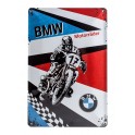 Plaque métal 20x30 cm sous licence officielle: Moto BMW