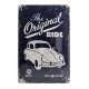 Plaque 3D métal 20x30 cm Coccinelle Volkswagen : The original Ride