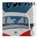 Plaque 3D métal 20x30 cm BMW Isetta : The world's most economical car.
