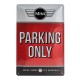 Plaque 3D métal 20x30 cm Mini : Parking Only